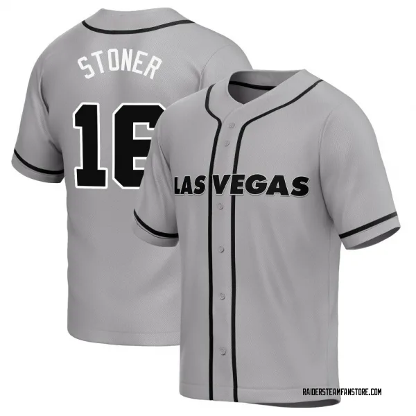 Dillon Stoner Las Vegas Raiders Men's Name & Number Logo T-Shirt - Ash